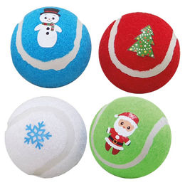 Produktbild von Nobby Xmas Tennisball für Hunde bunt Durchmesser 6,5 cm