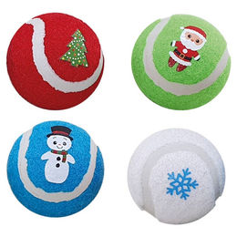 Produktbild von Nobby Xmas Tennisball für Hunde mit 5 cm Durchmesser