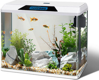 nobleza Aquarien-Set mit LED-Beleuchtung und Filtersystem 49,8x29x43,5 cm – Bild 1 von 5