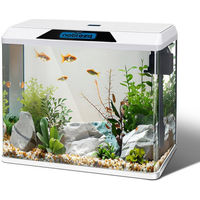 Produktbild von nobleza Aquarien-Set mit LED-Beleuchtung und Filtersystem 49,8x29x43,5 cm