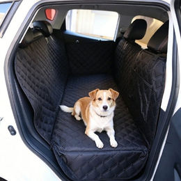 nobleza Autoschondecke für Hunde aus wasserfestem Oxford-Gewebe Schwarz – Bild 1 von 5