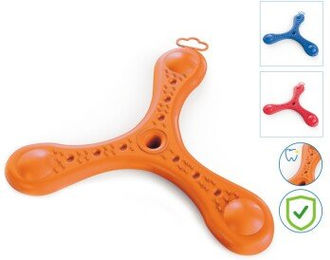 Nobleza Beißfeste Frisbee für Hunde aus Gummi Blau – Bild 1 von 2
