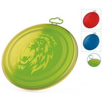 Produktbild von nobleza Beißfeste Frisbee Hundespielzeug aus Gummi Blau
