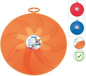 Nobleza Beißfeste Hundewurfscheibe Frisbee aus Gummi Rot – Bild 1 von 3