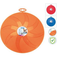 Produktbild von Nobleza Beißfeste Hundewurfscheibe Frisbee aus Gummi Rot