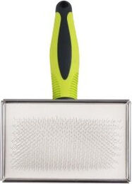 nobleza Einseitiger Haustierkamm mit gebogenen Stahlzähnen aus TPR Größe S – Bild 1 von 2