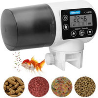 Produktbild von nobleza Fisch-Futterautomat für Aquarium und Teich aus Kunststoff 200ml - 200 ml