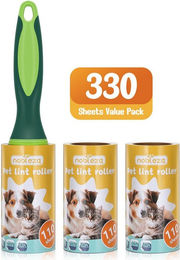 nobleza Fusselrolle Set mit Fellkamm und 3 Rollen à 330 Blatt – Bild 1 von 5