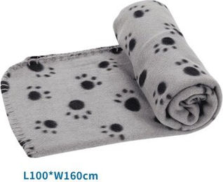 nobleza Haustierdecke aus Fleece für Hunde und Katzen in Grau – Bild 1 von 3