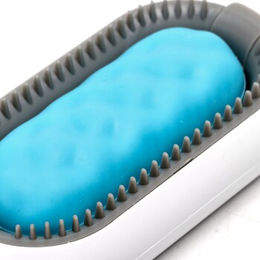 Produktbild von nobleza Haustierkamm für Hunde und Katzen aus TPR in Türkis für alle Felltypen