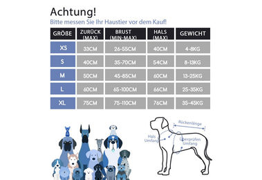 nobleza Hundebademantel aus Mikrofaser mit Klettverschluss in Blau Größe M/L – Bild 1 von 3