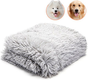 nobleza Hundedecke Fleece Decke für Hunde und Katzen Grau Waschbar - 120 cm – Bild 1 von 5