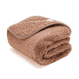 Nobleza Hundedecke und Katzendecke aus weichem Fleece in Braun 120 x 100 cm - 1 Stk. – Bild 1 von 8