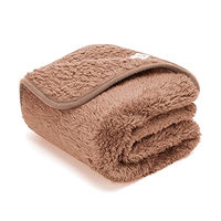Produktbild von Nobleza Hundedecke und Katzendecke aus weichem Fleece in Braun 120 x 100 cm - 1 Stk.
