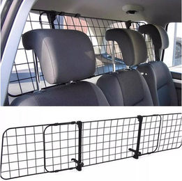 nobleza Hundegitter Autoschutzbügel aus Edelstahl Schwarz Universal – Bild 1 von 5