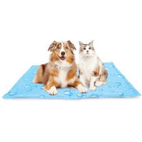 Produktbild von nobleza Hundekühlmatte Blau mit Wassertropfen Größe M