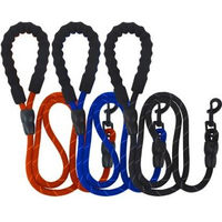 Produktbild von nobleza Hundeleine aus Polyester in Blau 1,50m - 1,5 m