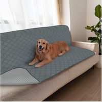 Produktbild von nobleza Hundematte grau wasserdicht und robust als Schutz für Sofa und Bett
