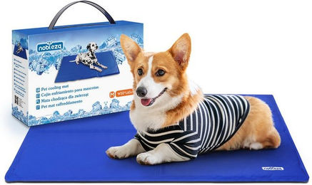 nobleza Hundematte Selbstkühlende Kühlmatte für Hunde aus Oxford-Gewebe Blau – Bild 1 von 5