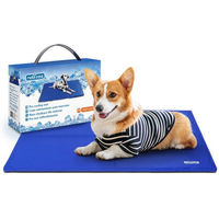 Produktbild von nobleza Hundematte Selbstkühlende Kühlmatte für Hunde aus Oxford-Gewebe Blau