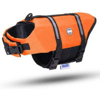 Produktbild von Nobleza Hundeschwimmweste Rettungsweste aus Polyester Orange Größe L