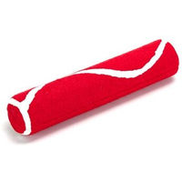 Produktbild von nobleza Hundespielzeug Tennisball-Stange aus Gummi und Wolle rot