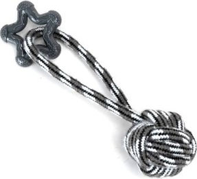 nobleza Hundespielzeug Zerrseil aus Polyester in Schwarz Rot oder Blau – Bild 1 von 3