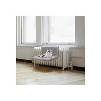 Produktbild von nobleza Katzen-Hängematte Grau mit abnehmbarem Metallrahmen als Heizungshängematte für erwachsene Katzen