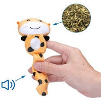 Produktbild von nobleza Katzen Spielzeug Plüsch Giraffe mit Katzenminze für alle Altersstufen
