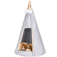 Produktbild von Nobleza Katzenhöhle aus Filz für Katzen in Grau