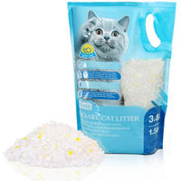 Produktbild von nobleza Katzenstreu Silikat Kristalle mit Zitronenduft für Katzen