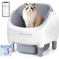 Produktbild von nobleza Katzentoilette SL03 Selbstreinigend mit App-Steuerung und Wifi in Weiß