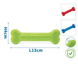 Produktbild von nobleza Kauspielzeug zur Zahnpflege aus Naturkautschuk in Rot