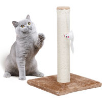 Produktbild von Nobleza Kratzsäule für Katzen und Kitten aus Natur-Sisal in Braun 25 x 25 x 35 cm