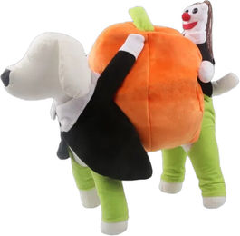 Nobleza Kürbis-Cosplay-Mantel für Haustiere in Orange aus Polyester – Bild 1 von 1
