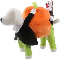 Produktbild von Nobleza Kürbis-Cosplay-Mantel für Haustiere in Orange aus Polyester