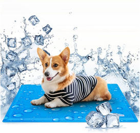 nobleza Kühlmatte für Hunde mit ungiftigem Gel aus Oxford-Gewebe Blau – Bild 1 von 5