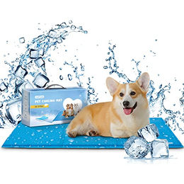 Nobleza Kühlmatte für Hunde und Katzen Blau L - 1 Stk. – Bild 1 von 9