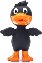 nobleza Latex Quietsch-Ente Hundespielzeug Schwarz – Bild 1 von 3