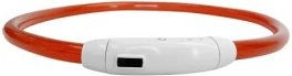 nobleza LED-Hundehalsband rot wasserdicht wiederaufladbar mit 3 Leuchtmodi – Bild 1 von 3