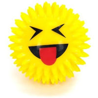 Produktbild von nobleza LED-Stachelball Zunge Mitte aus TPR in Gelb
