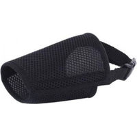 Produktbild von nobleza Maulkorb Soft aus Nylon verstellbar Schwarz Größe S