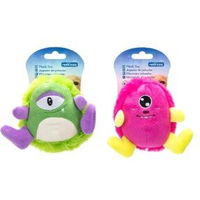 Produktbild von Nobleza Plüsch-Monsterspielzeug für Hunde und Katzen in Grün aus Polyester