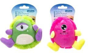 Nobleza Plüsch-Monsterspielzeug für Hunde und Katzen in Rosa aus Polyester – Bild 1 von 3