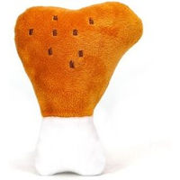 Produktbild von nobleza Plüschknochen Hundespielzeug aus Polyester in Orange Größe S