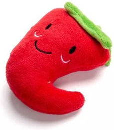 nobleza Plüschspielzeug für Hunde und Katzen aus Polyester in Rot – Bild 1 von 2