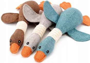 nobleza Plüschspielzeug Kuschelgans aus Stoff bunt – Bild 1 von 2