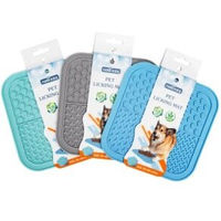 Produktbild von nobleza Schleckmatte aus Silikon für Hunde in Blau