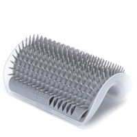 Produktbild von Nobleza Self Groomer Massageecke für Katzen mit Katzenminze 2er Pack Grau