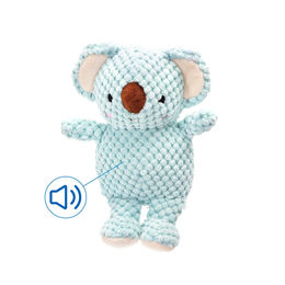 nobleza Sound Plüschtier Koalabär blaues Kuschelspielzeug für Hunde – Bild 1 von 6